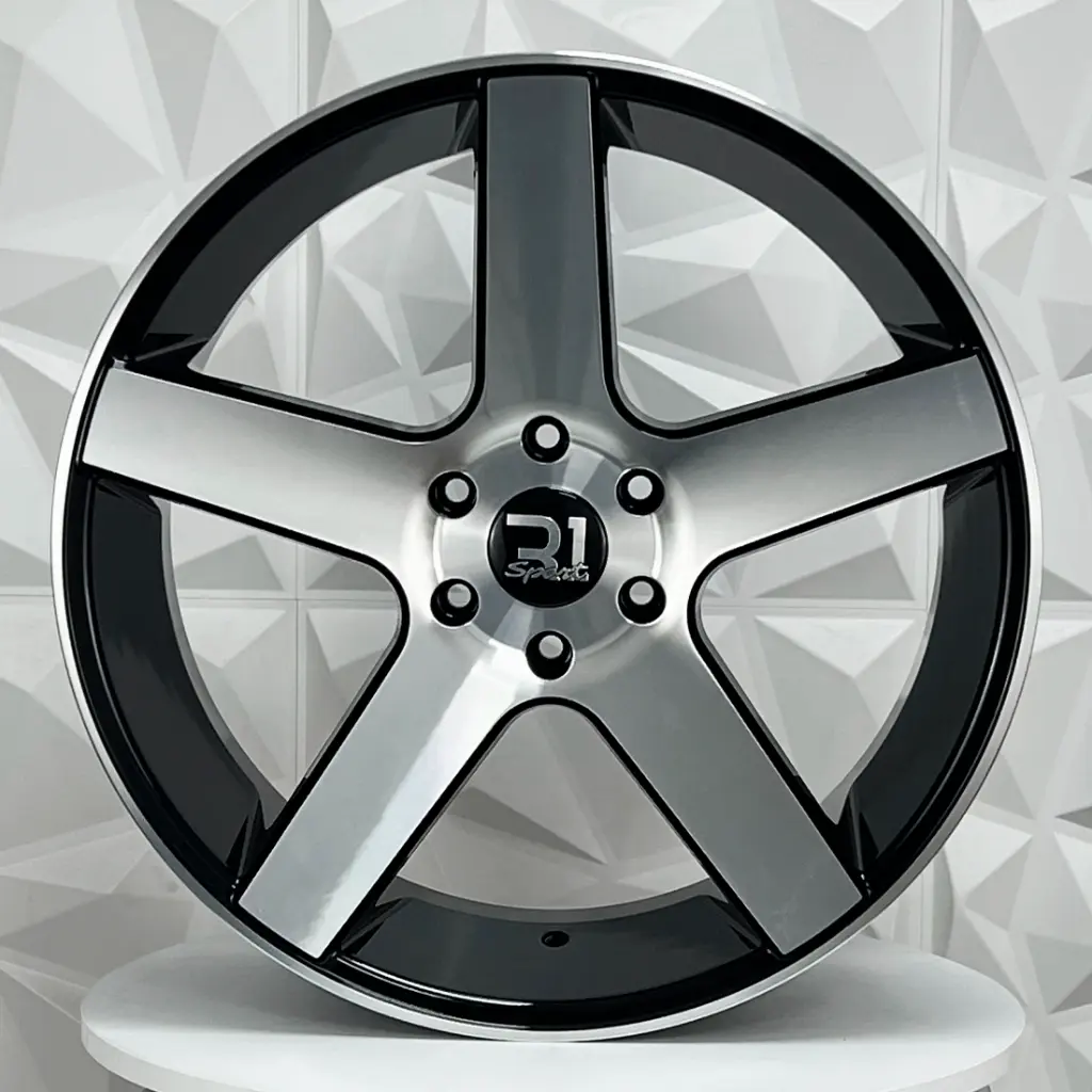 RIN 22X9.5 6-135 R1 SPORT 5198 MACHINE BLACK ET25 CB87.1